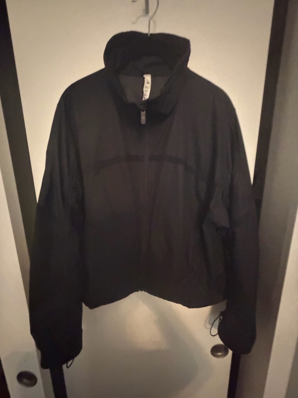 lululemon athletica Black Bomber Funnel neck Jacket